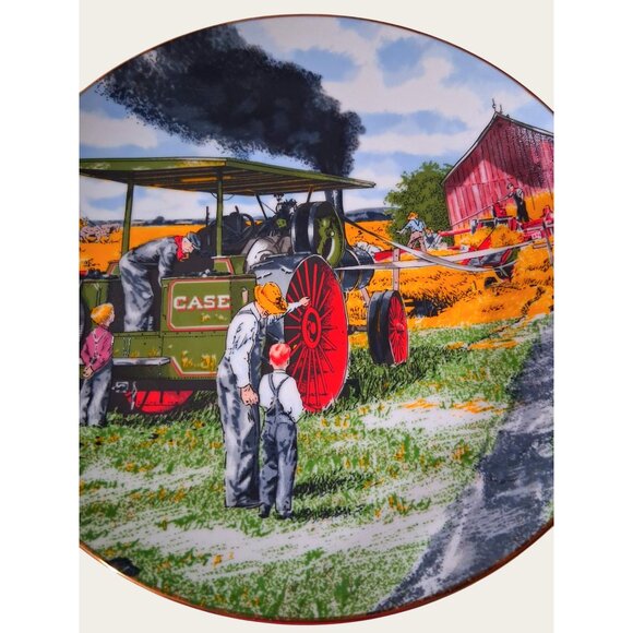 Limited Edition Threshing Scene Collectors Plate SUPER RARE - Picture 3 of 7